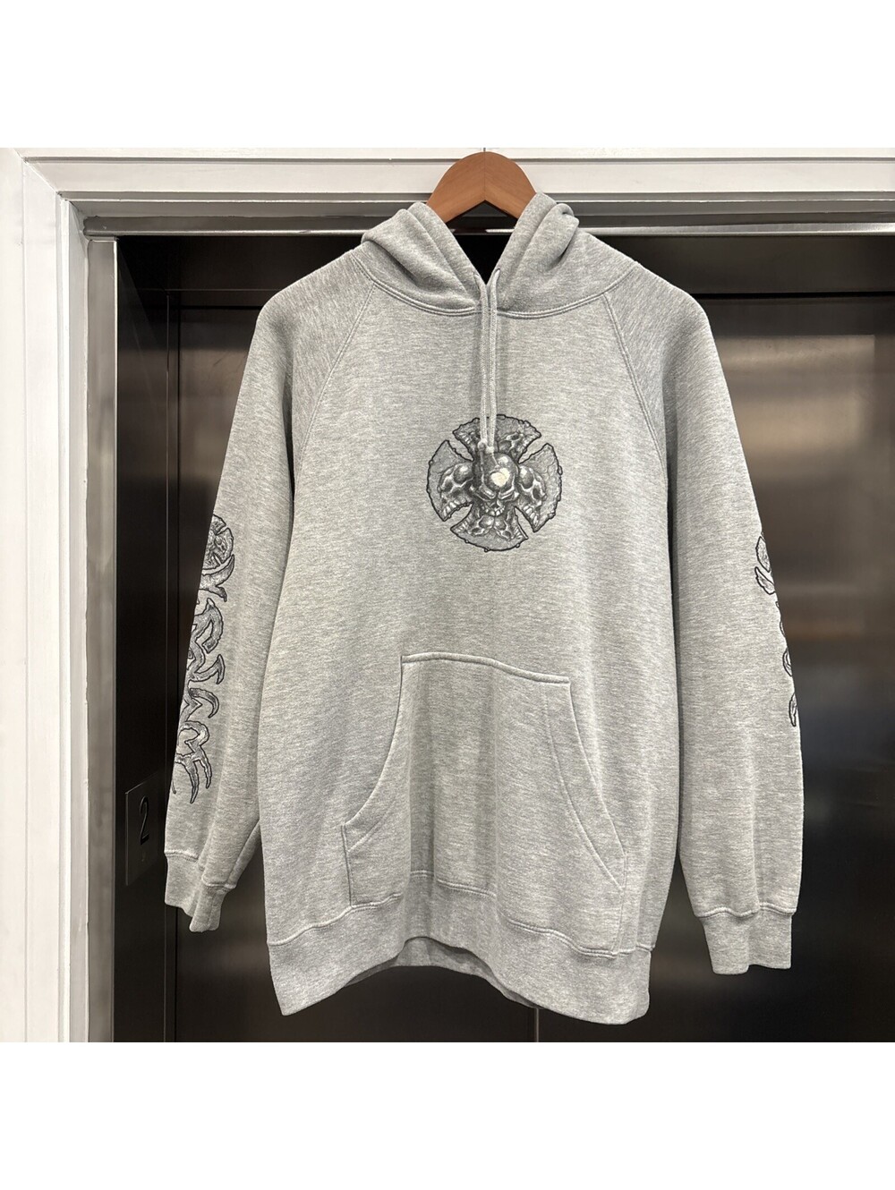 Vintage Y2K R2 West Coast Choppers Style Pullover Hoodie